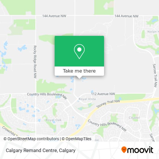 Calgary Remand Centre map