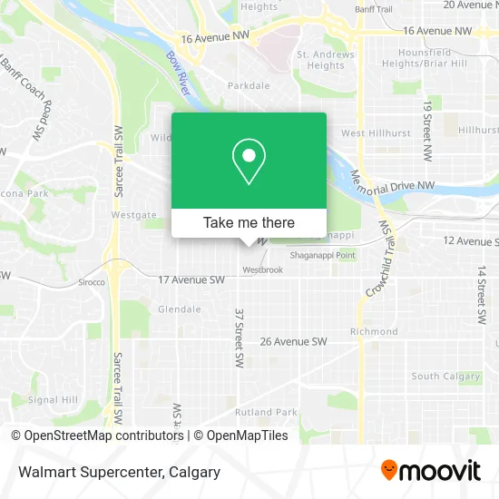 Walmart Supercenter map