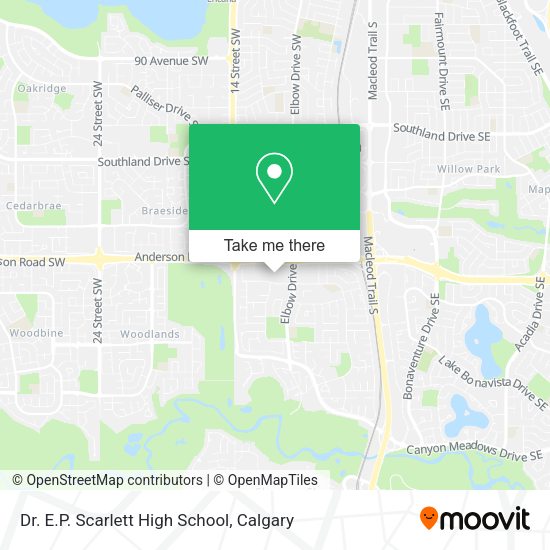 Dr. E.P. Scarlett High School map