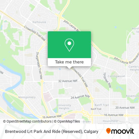 Brentwood Lrt Park And Ride (Reserved) plan