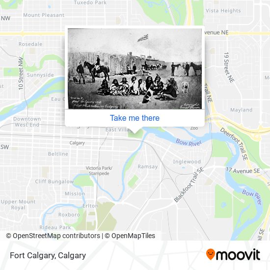 Fort Calgary plan