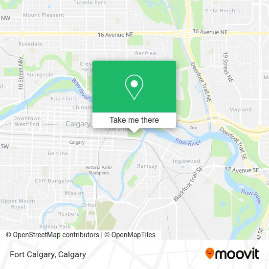 Fort Calgary map