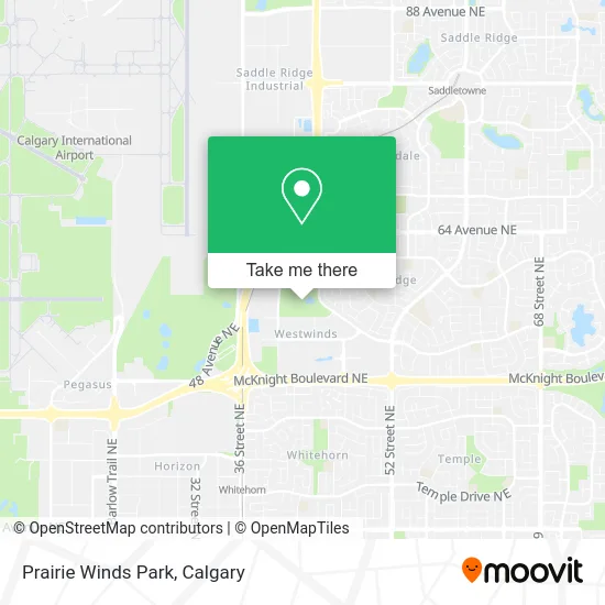 Prairie Winds Park map