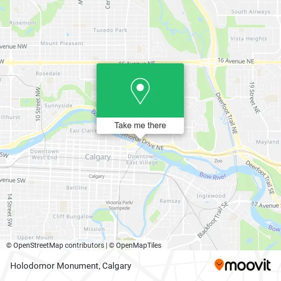 Holodomor Monument map