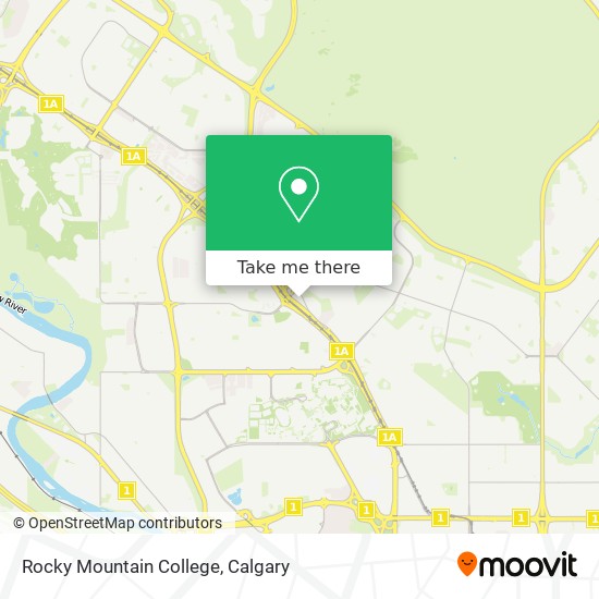 Rocky Mountain College map