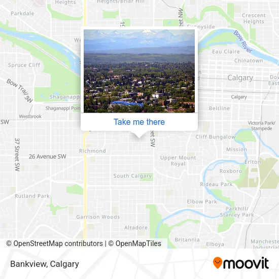 Bankview map