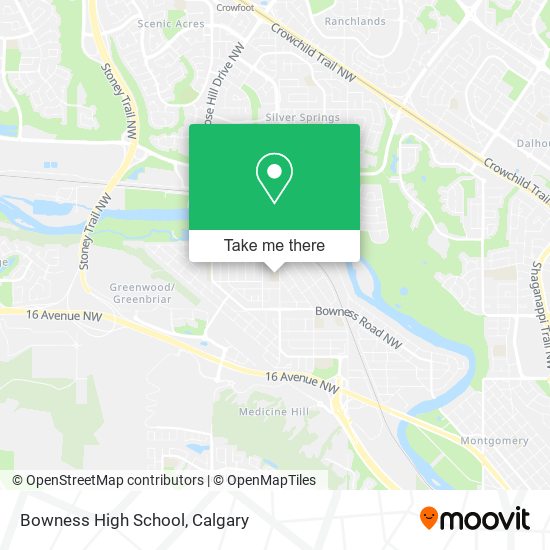 Bowness High School map