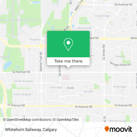 Whitehorn Safeway map