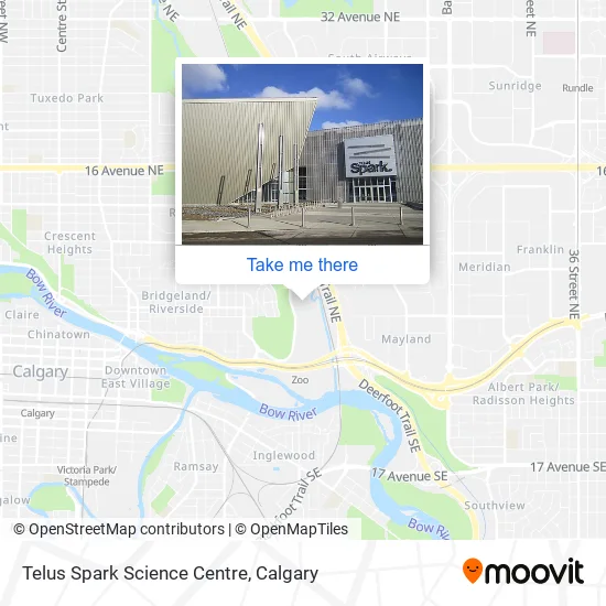 Telus Spark Science Centre map