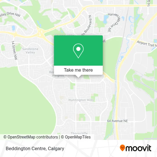 Beddington Centre map