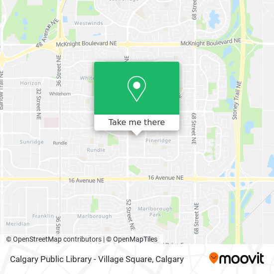 Calgary Public Library - Village Square plan