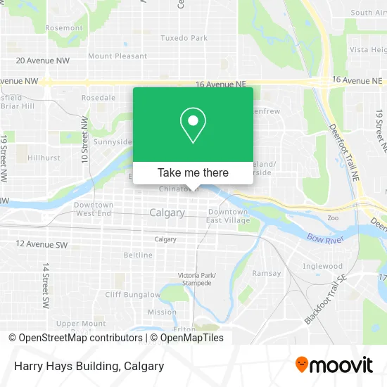 Harry Hays Building map