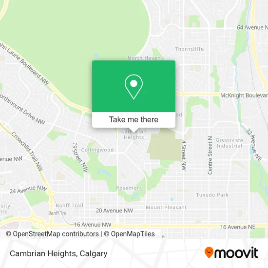 Cambrian Heights map