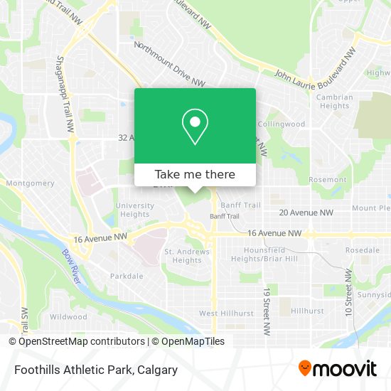 Foothills Athletic Park plan