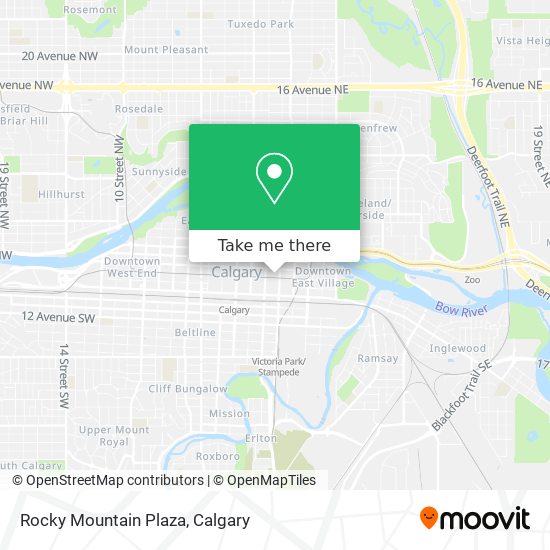 Rocky Mountain Plaza map