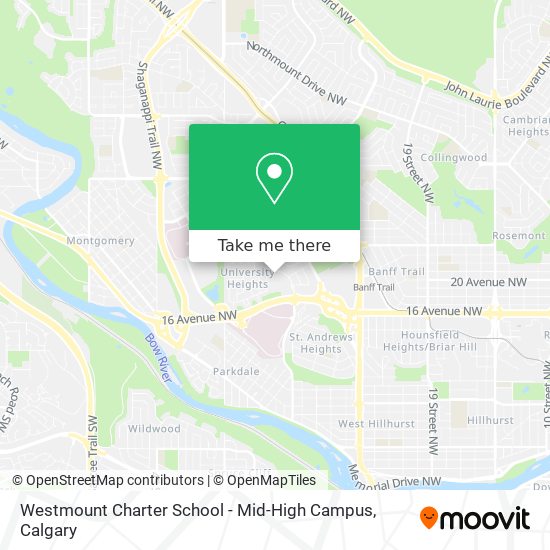 Westmount Charter School - Mid-High Campus map