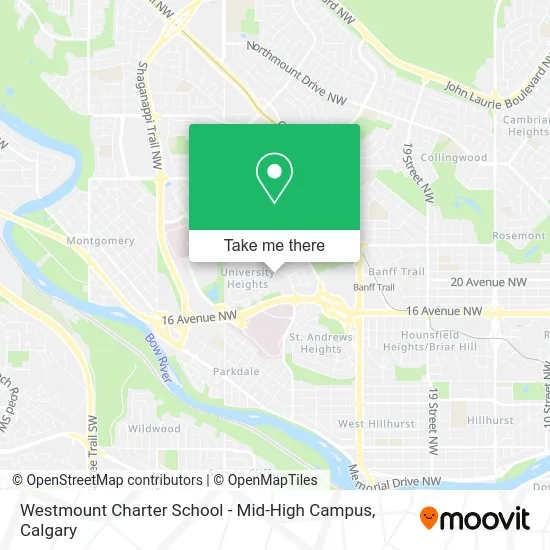 Westmount Charter School - Mid-High Campus map