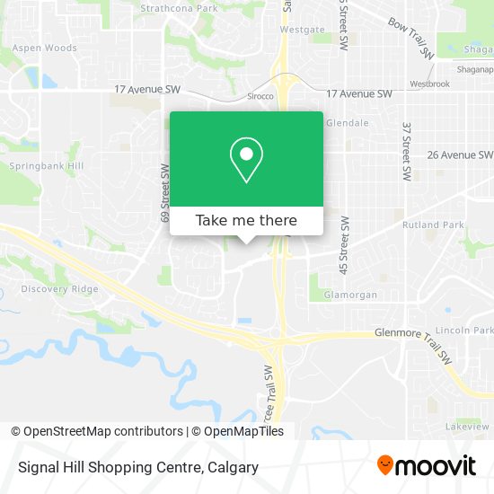 Signal Hill Shopping Centre map