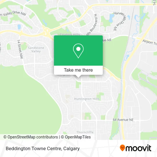 Beddington Towne Centre map