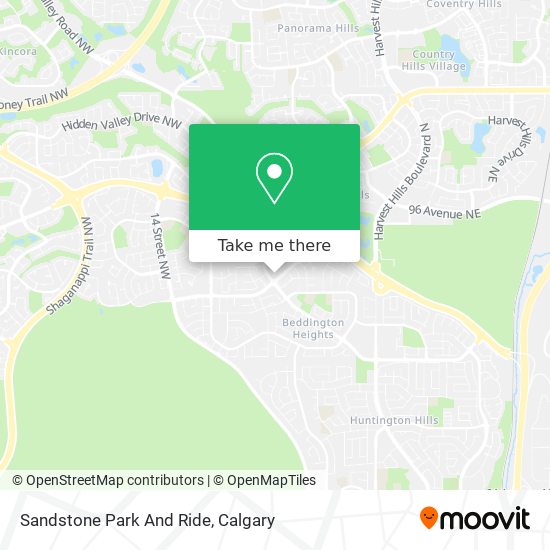 Sandstone Park And Ride plan