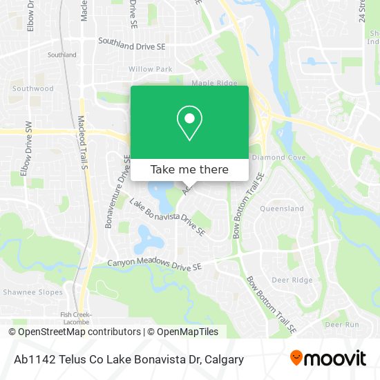 Ab1142 Telus Co Lake Bonavista Dr map