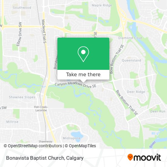 How To Get To Bonavista Baptist Church In Calgary By Bus Or Light Rail