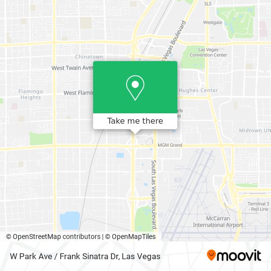 W Park Ave / Frank Sinatra Dr map