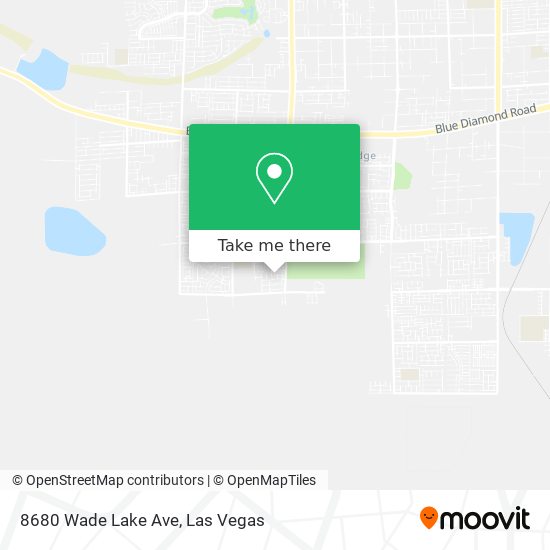 Mapa de 8680 Wade Lake Ave