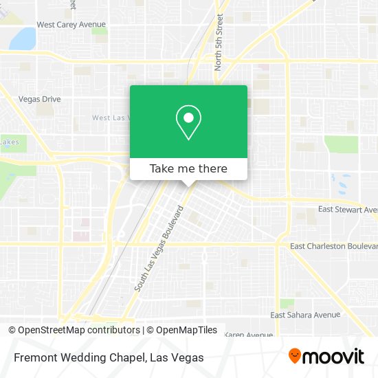 Mapa de Fremont Wedding Chapel