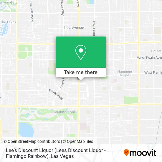 How to get to Lee's Discount Liquor (Lees Discount Liquor - Flamingo  Rainbow) in Spring Valley by Bus?