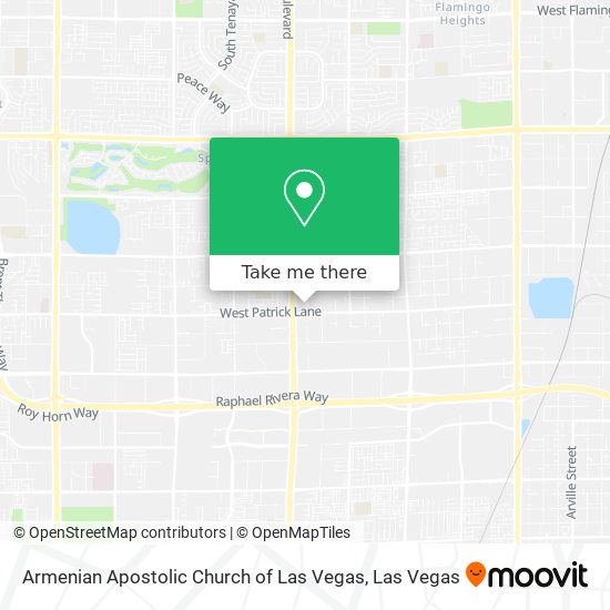 Armenian Apostolic Church of Las Vegas map