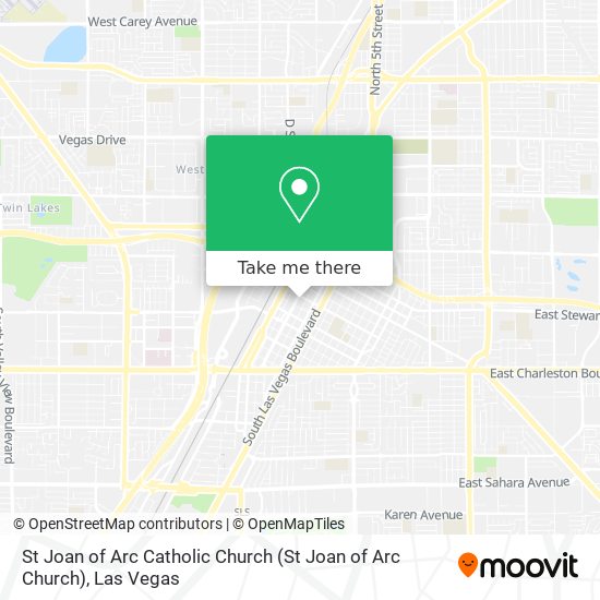 St Joan of Arc Catholic Church map