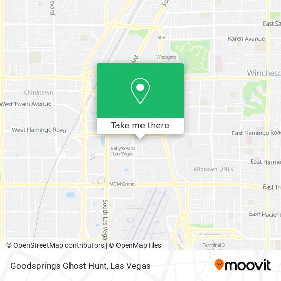Goodsprings Ghost Hunt map