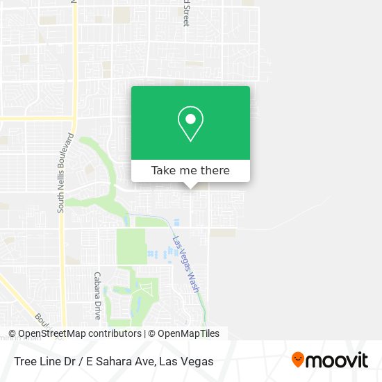 Tree Line Dr / E Sahara Ave map