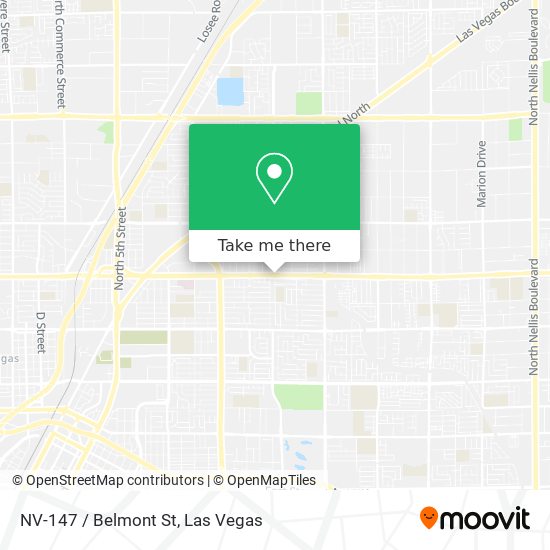 NV-147 / Belmont St map
