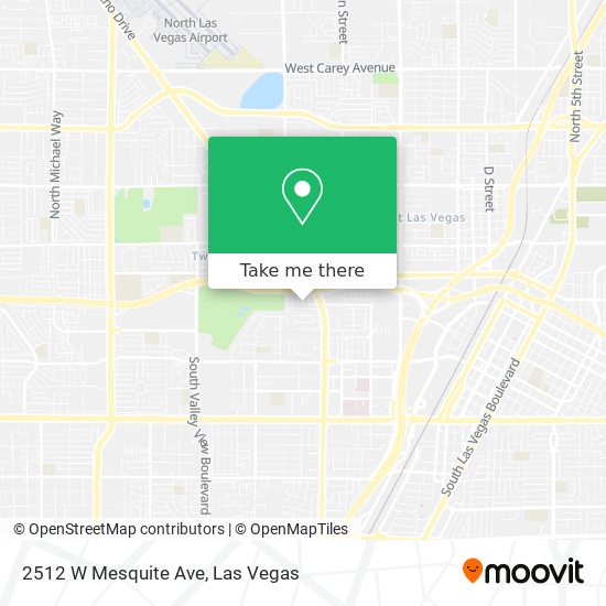 2512 W Mesquite Ave map