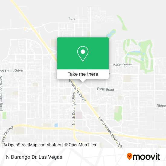 Mapa de N Durango Dr