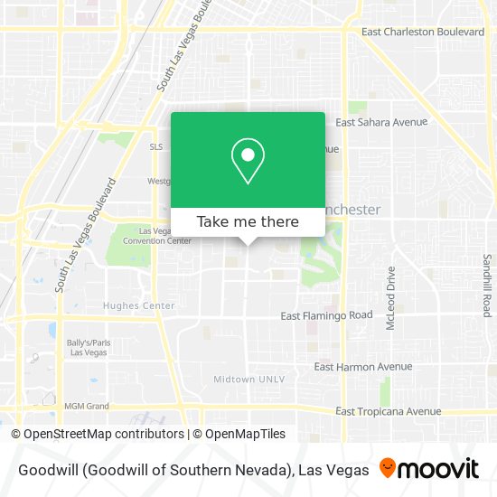Goodwill (Goodwill of Southern Nevada) map