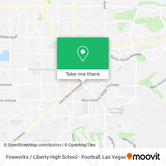 Fireworks / Liberty High School - Football map