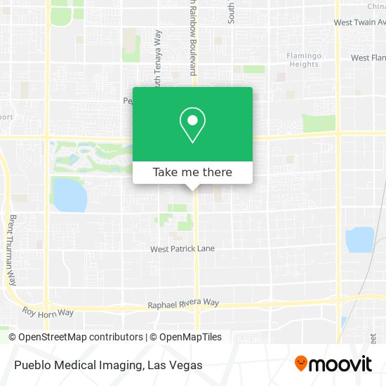Pueblo Medical Imaging map