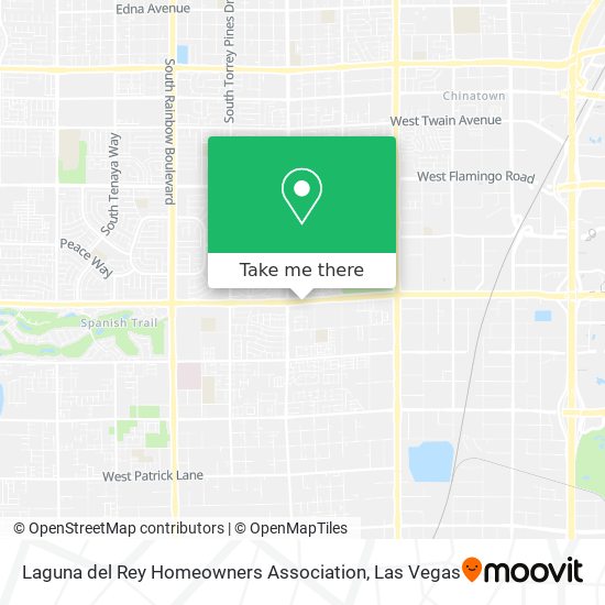 Laguna del Rey Homeowners Association map