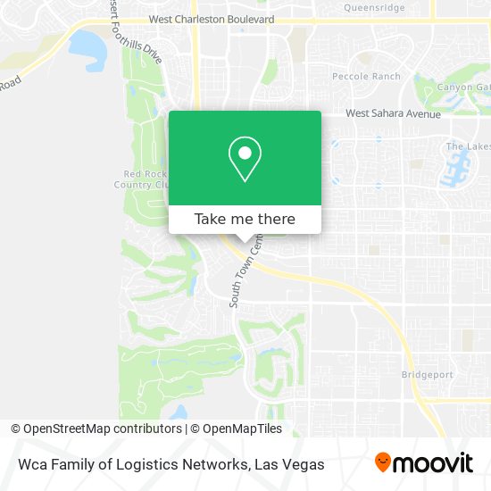 Mapa de Wca Family of Logistics Networks