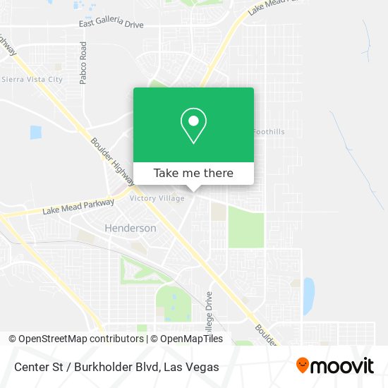 Center St / Burkholder Blvd map
