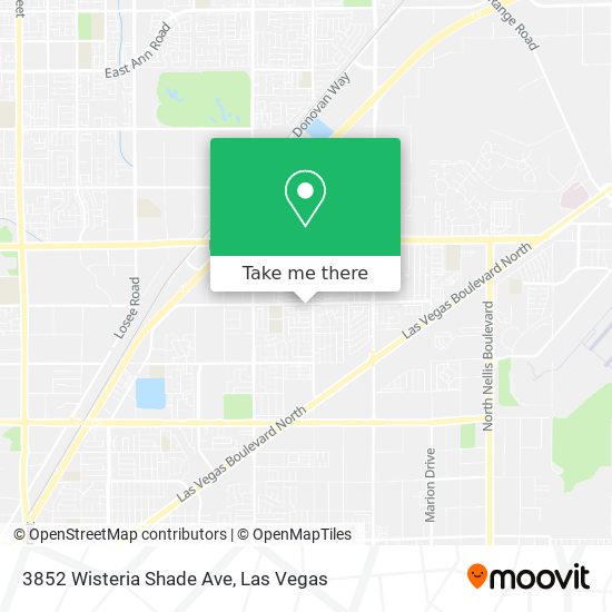 3852 Wisteria Shade Ave map