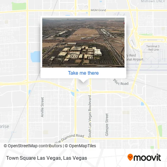 Town Square Las Vegas map