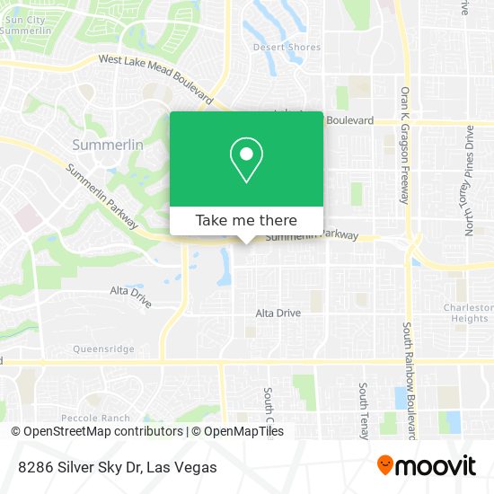 8286 Silver Sky Dr map