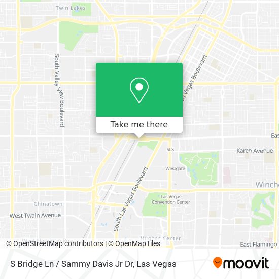 Mapa de S Bridge Ln / Sammy Davis Jr Dr