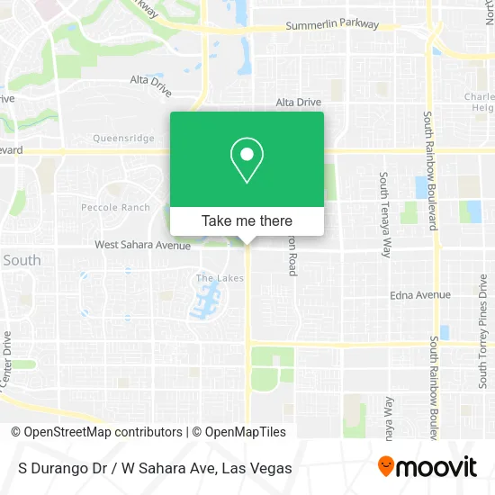 S Durango Dr / W Sahara Ave map