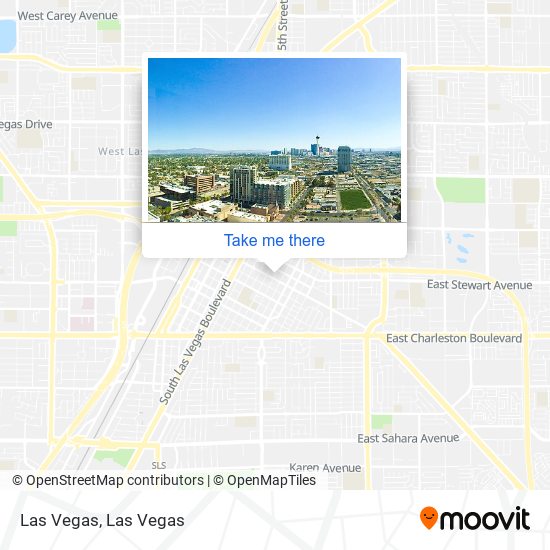 Las Vegas map