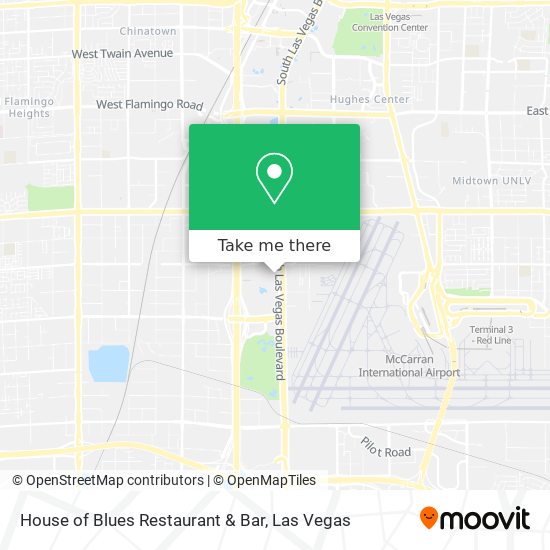 Mapa de House of Blues Restaurant & Bar